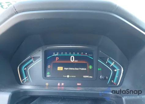 2022 Honda Odyssey Ex-L z USA, uszkodzony, nr VIN 5FNRL6H78NB003367